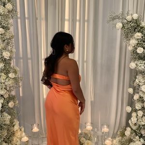 Billy J ‘ Miya Maxi Dress’ — Orange